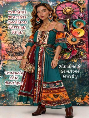 Handmade Gemstone Jewelry, Pendants, Bracelets, Necklaces, Earrings, Free Gift